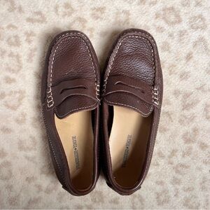 COPY - Brown Leather Loafers (Tucker + Tate, size 32 EU or size 1 US)